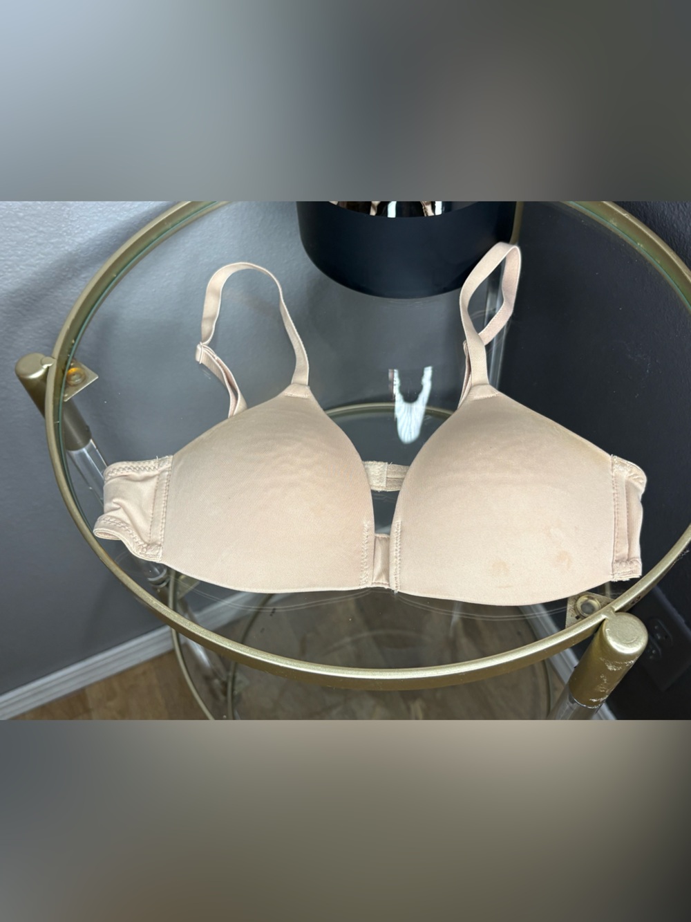 HANES-Girls T-Shirt Bra- Nude-No wire/ 32A